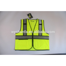 2016 new products ANSI reflective warning safety vest with heat transfer hi vis motorcycle reflective vest